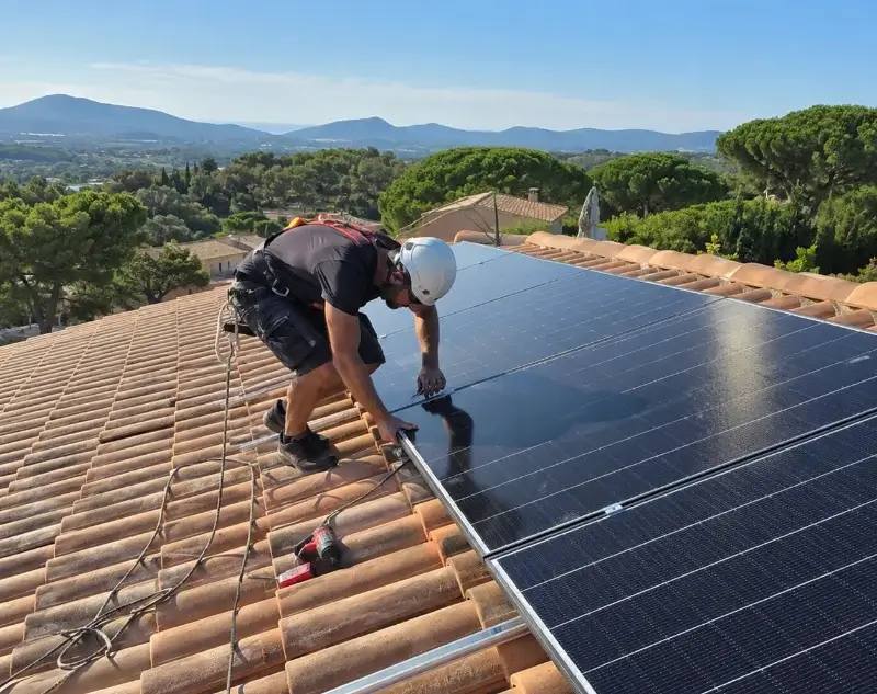 Installateur panneaux solaires Villefranche-de-Lonchat — pose photovoltaïque sur toiture
